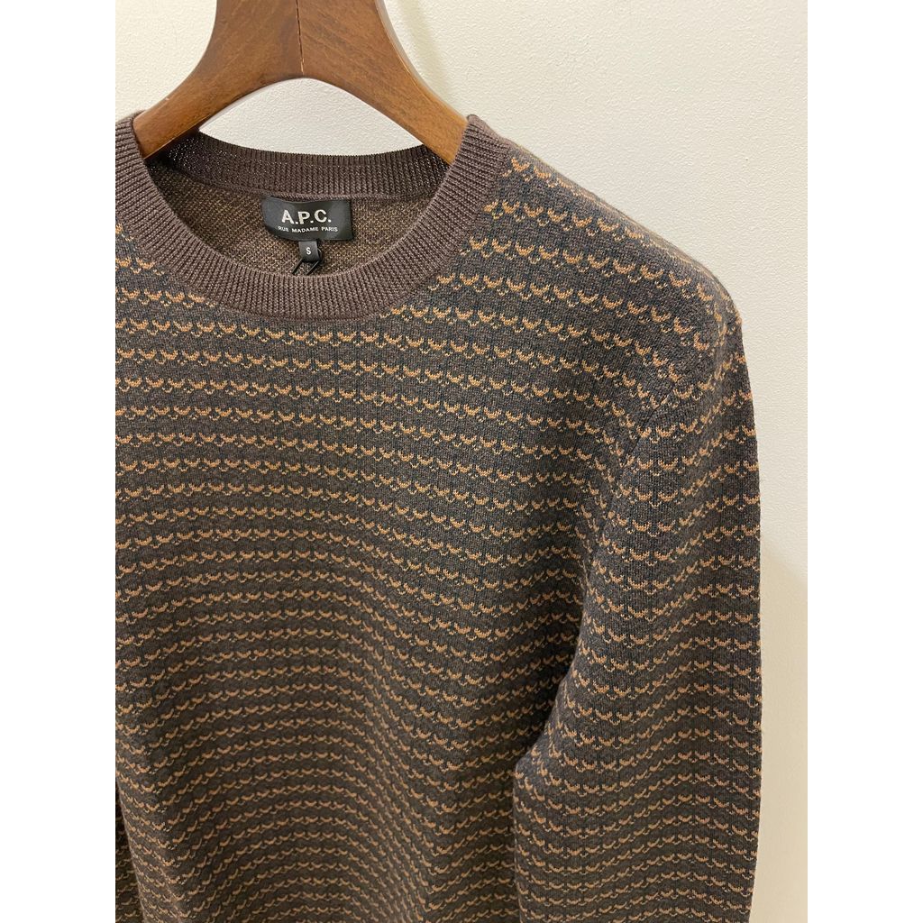 A.P.C  WOOL CREW NECK KNIT