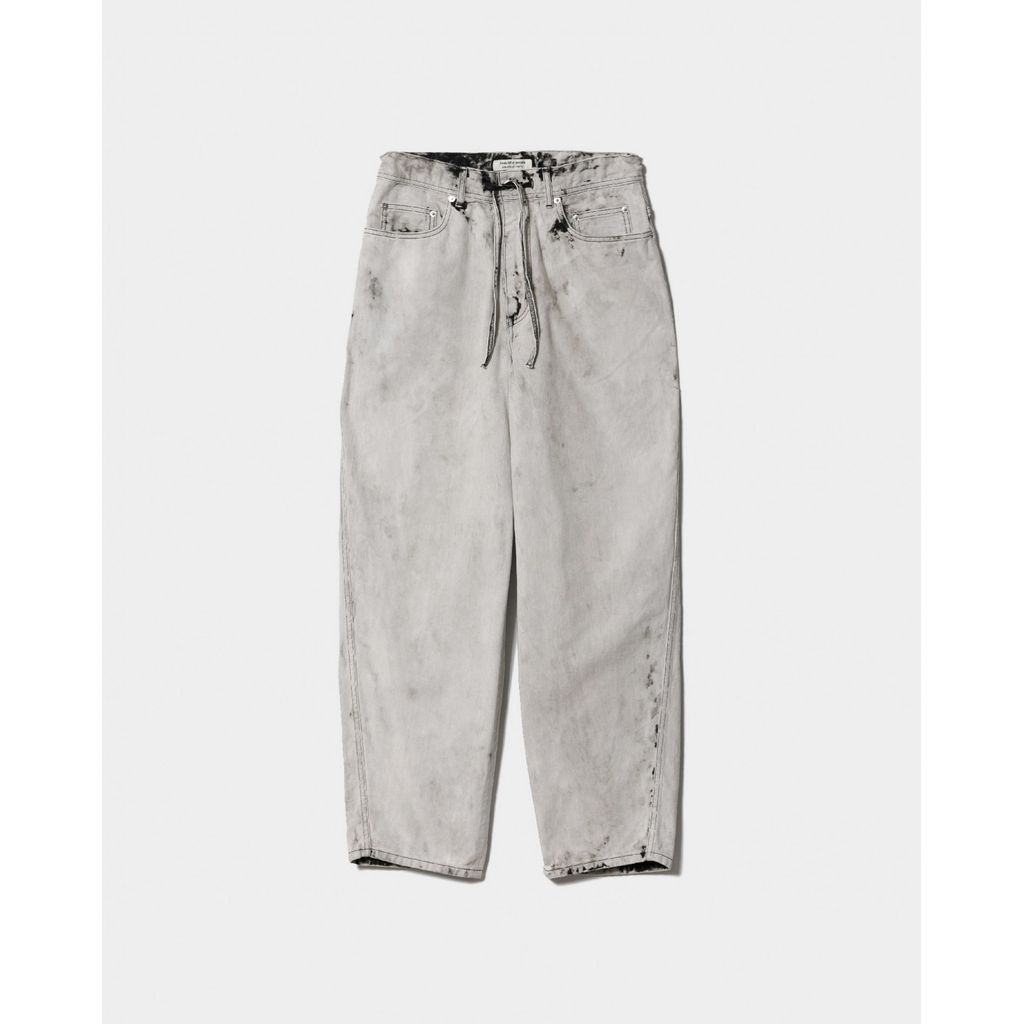 beautiful people left hand twill carved denim pants