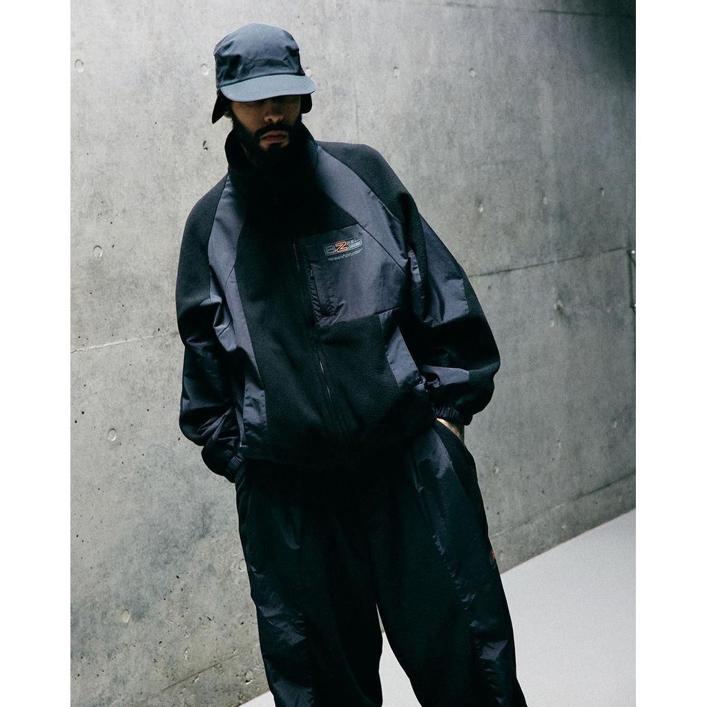 TIGHTBOOTH x 紅桜 NYLON PANEL FLEECE JKT FW25-RC04