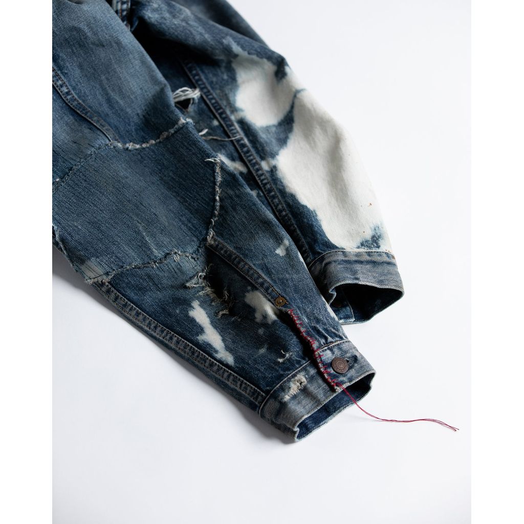 ANACHRONORM HARD REMAKED FRONT TUCK DENIM JACKET INDIGO (REMAKE)