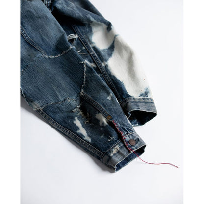 ANACHRONORM HARD REMAKED FRONT TUCK DENIM JACKET INDIGO (REMAKE)
