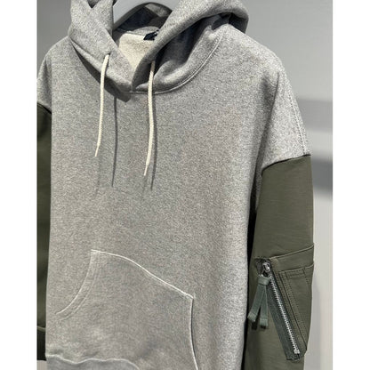 COMME des GARCONS HOMME MILITALY MIX SWEAT HOODY（KAHKI）