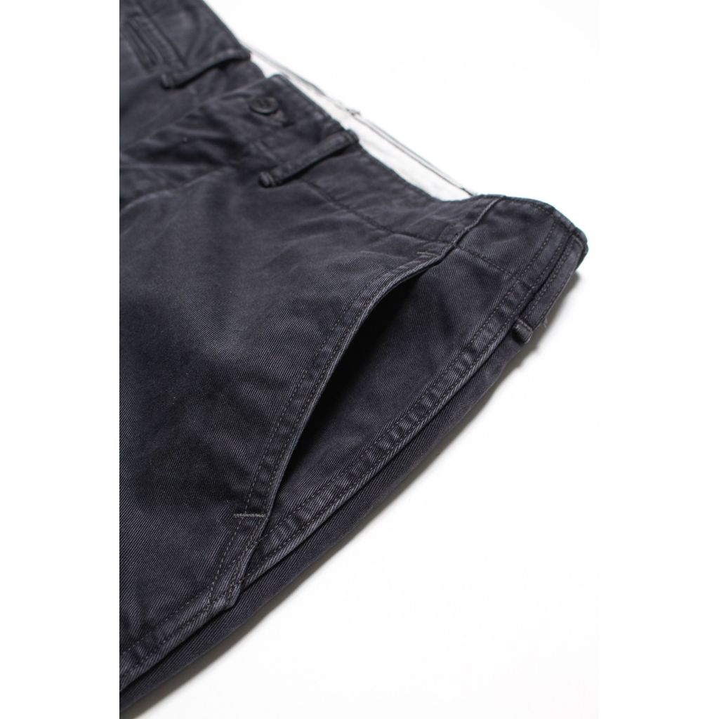 BOWWOW BLACK WORK TROUSERS AGED
