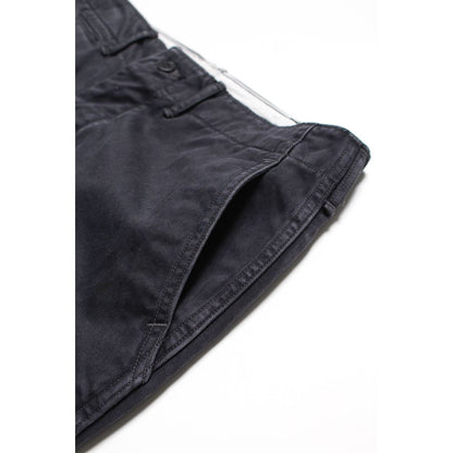 BOWWOW BLACK WORK TROUSERS AGED