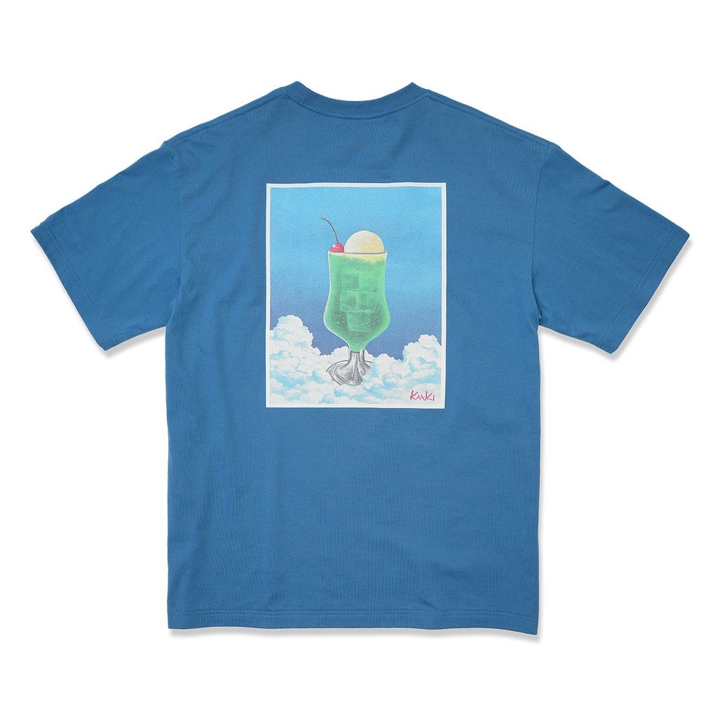 HOMBRE NINO S/S PRINT TEE (CREAM SODA)
