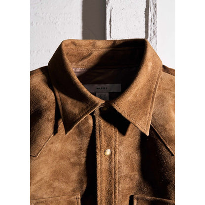 MASSES HORSE LEATHER SHIRT SUEDE