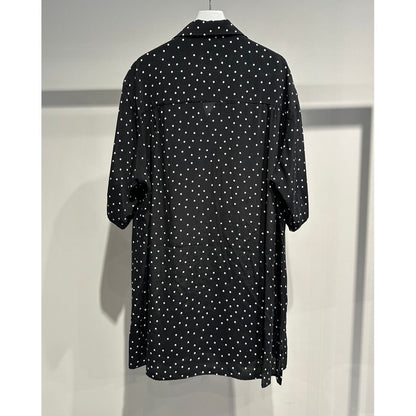 Y's for men POLKA DOT PATTERN ALOHA SHIRT