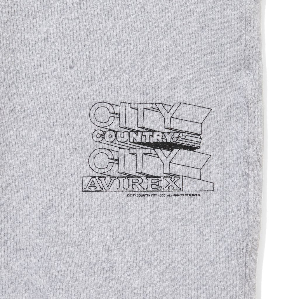 CITY COUNTRY CITY x AVIREX_SWEATSHIRT PANTS