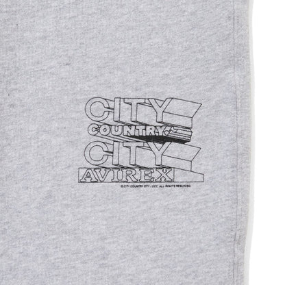CITY COUNTRY CITY x AVIREX_SWEATSHIRT PANTS