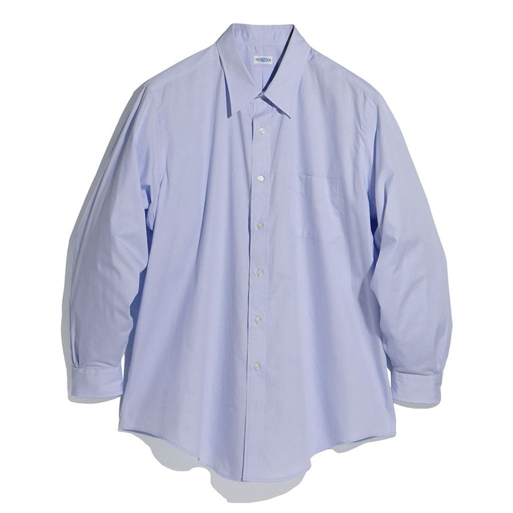 FOUNDOUR COTTON BROAD REGULAR COLLAR SHIRT