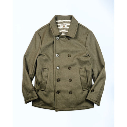 ANDFAMILYS Feather Wool Pea Coat