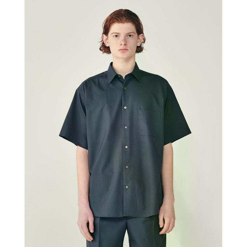 MARKAWARE Organic Wool 2/80 Tropical / Comfort Fit S/S Shirt