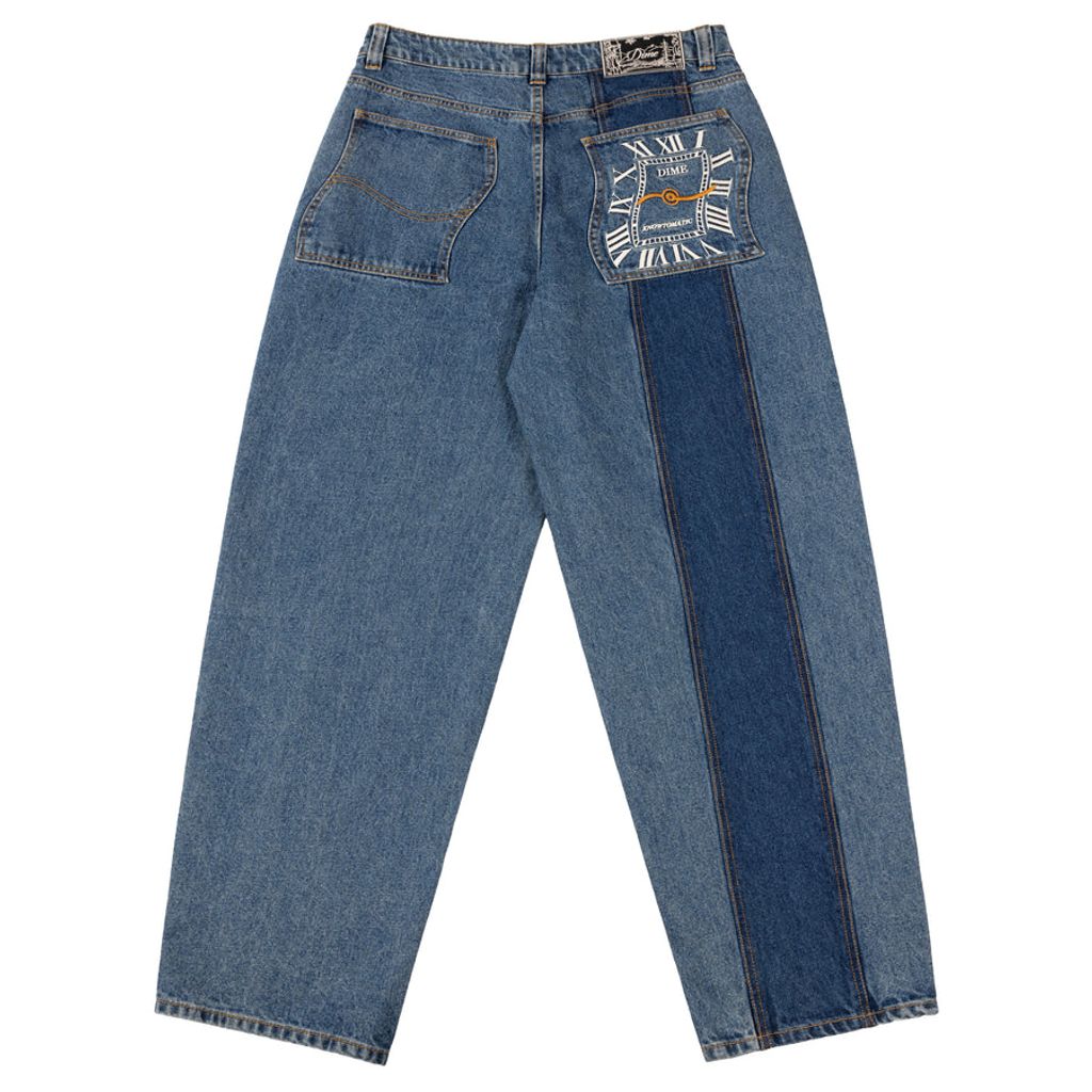 Dime BAGGY DENIM PANTS – MAROON WEBSTORE