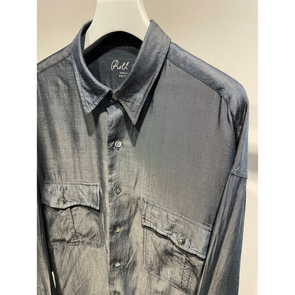 PORTER CLASSIC ROLL UP SOFT CUPRO SHIRT