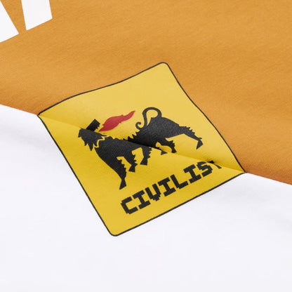 Civilist Sponsor Tee - Blazing Orange