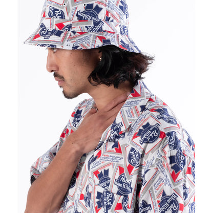 BEDWIN & THE HEARTBREAKERS Pabst Ex. S/S OPEN COLLAR SHIRT "COLIN"