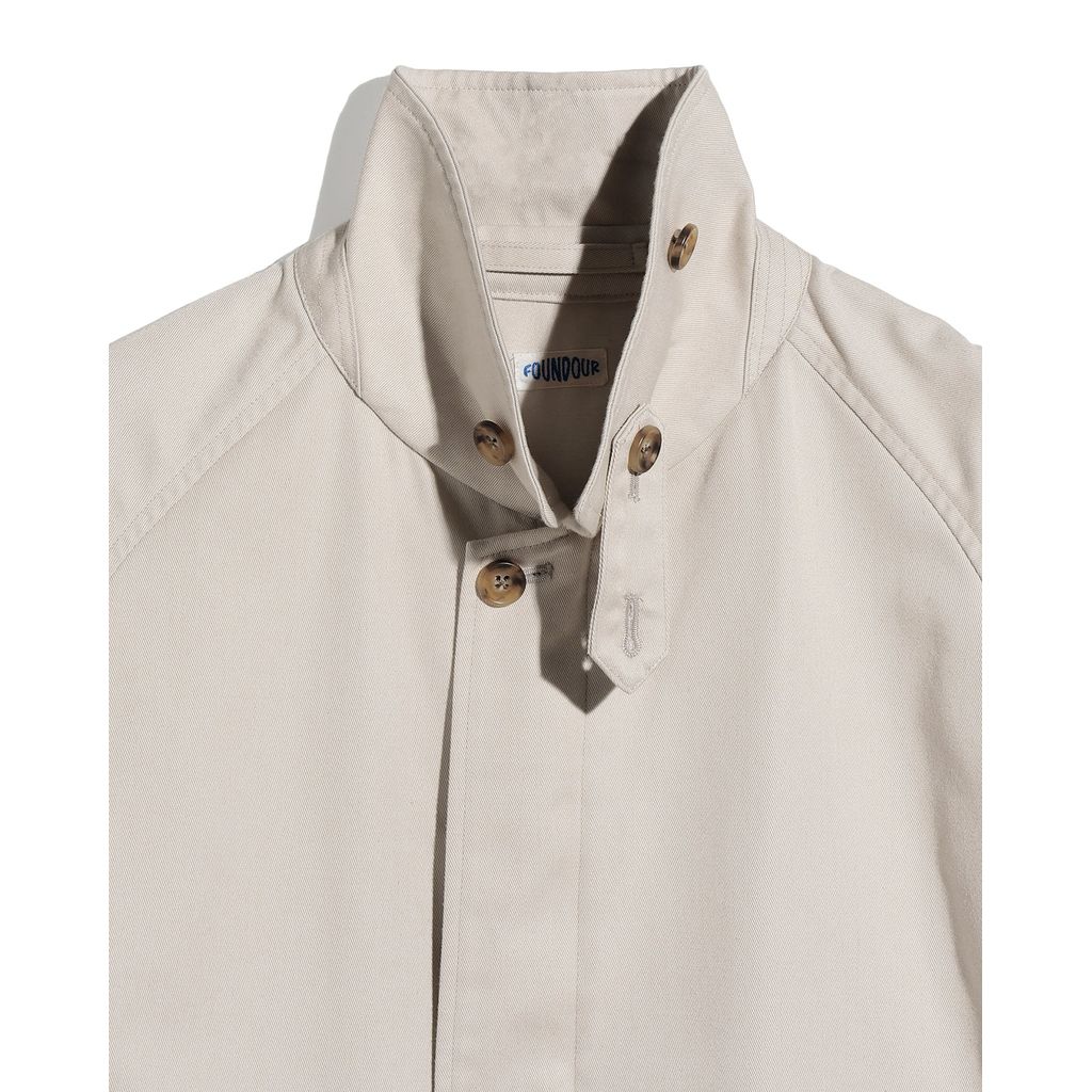 FOUNDOUR T/C TWILL ZIP UP BLOUSON