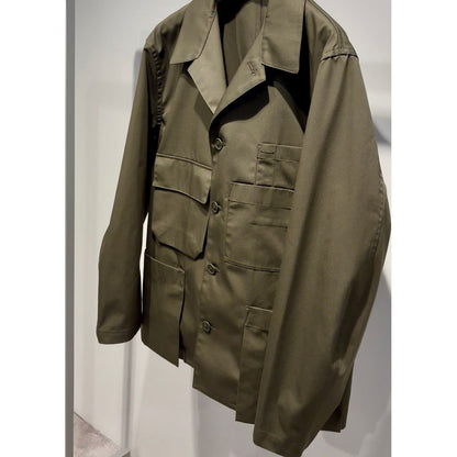 Y's for men 5BS LAYERED POCKET Y（KAHKI）