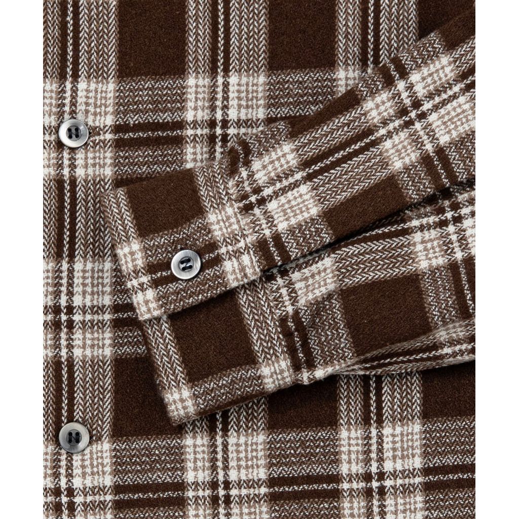 BEDWIN & THE HEARTBREAKERS FIVE BROTHER Ex. L/S CHECK SHIRT "VIN"