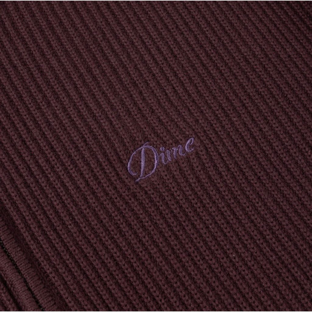 Dime Double Zip Knit