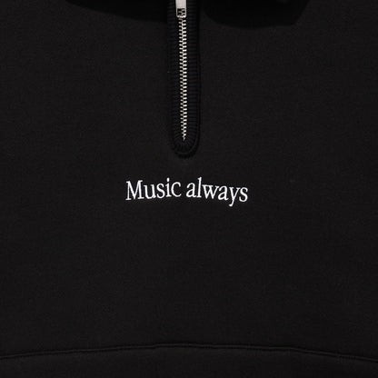 CITY COUNTRY CITY EMBROIDERED LOGO HAFE ZIP SWEATSHIRTS