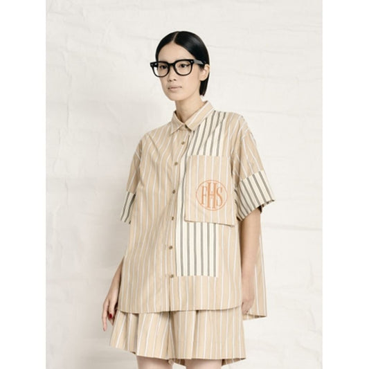 THOMAS MAGPIE P/Ten Stripe shirt