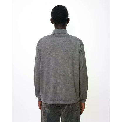 marka  Super 100s Washable Wool Jersey / Shirt Cardigan