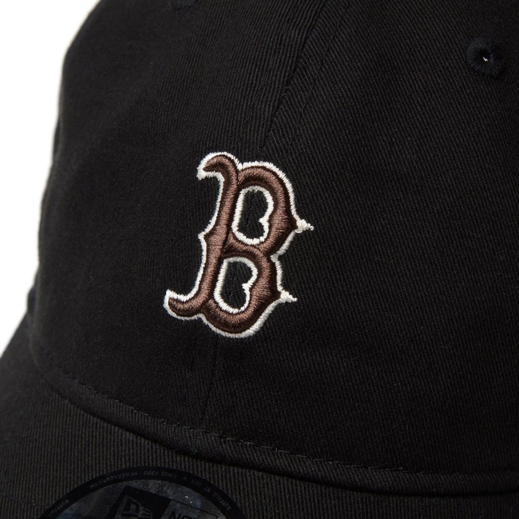 NEW ERA 9TWENTY Khaki Sweat Band ボストン・レッドソックス ブラック カーキスウェットバンド