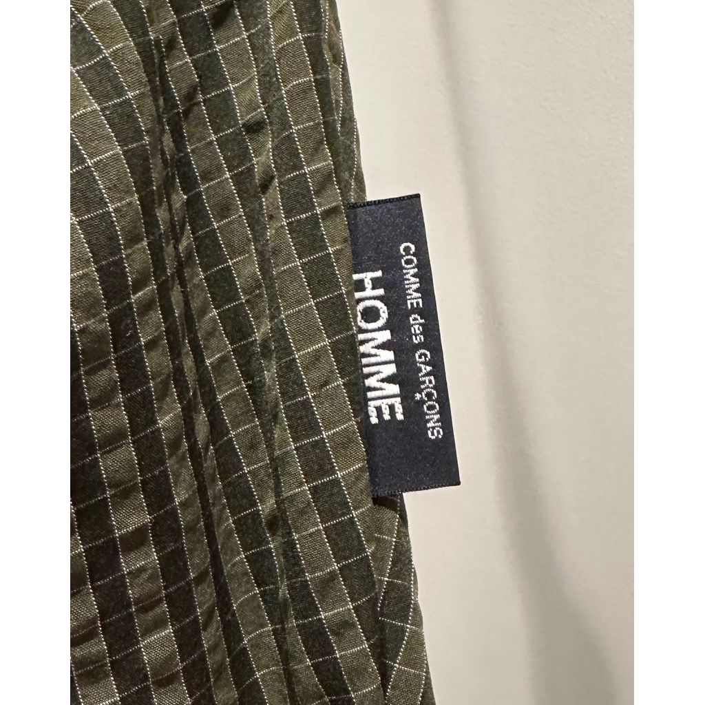 COMME des GARCONS HOMME POLYESTER CHECK PATTERN BAG（KAHKI）