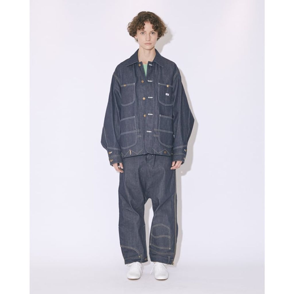 beautiful people Lee double-end denim riders/work blouson