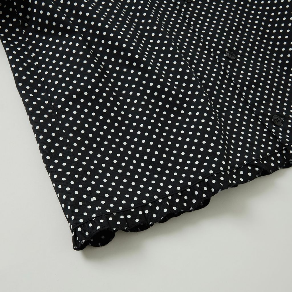 NICK GEAR Dot Gather shirt