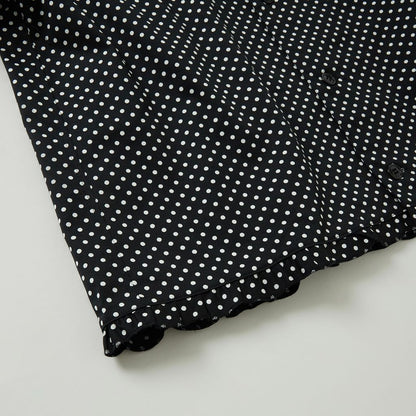 NICK GEAR Dot Gather shirt