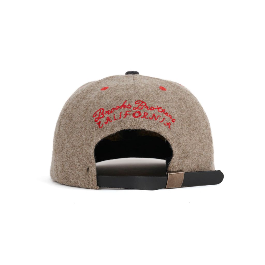 BRAIN DEAD Brooks Brother California Wool Flannel Hat - Taupe/Grey