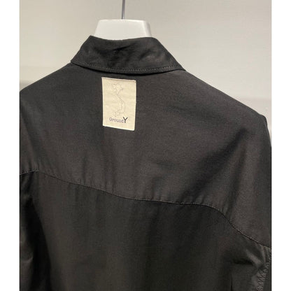Ground Y LIGHT COTTON TWILLL WASH ONC LONG SHIRT