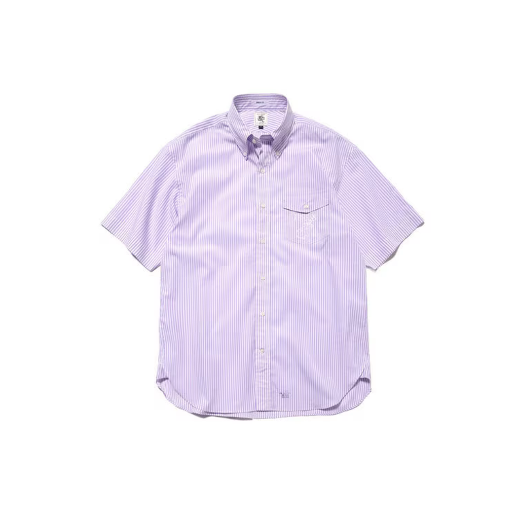 J.PRESS 【AaronChang】【UNISEX】コットンタイプライター ストライプ シャツ / B.D. / Baggy-Fit