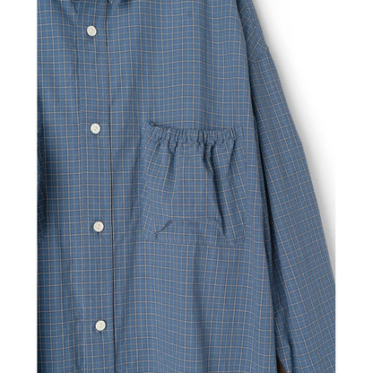 refomed WRIST PATCH WIDE SHIRT "CHECK"