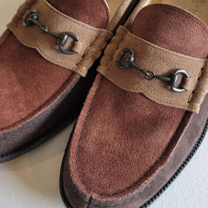 VOO CRAZY LOAFER by HARUTA BROWN COMBO