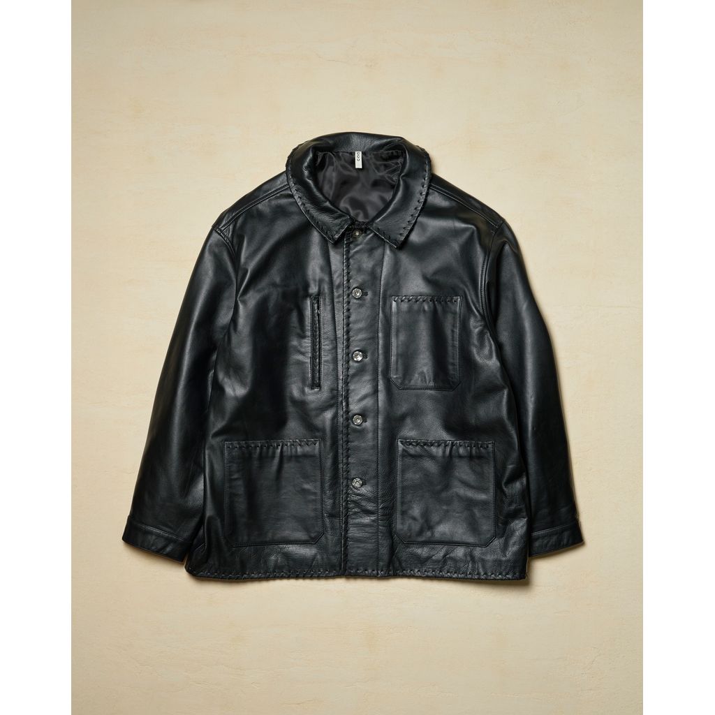 CCU BRAIDED FRENCH COVERALLCOW LEATHER)