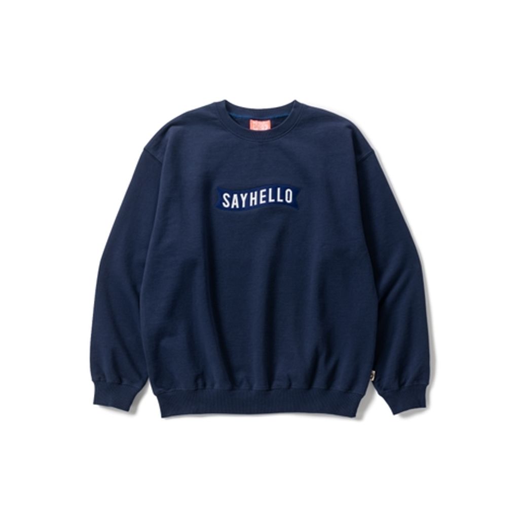 SAYHELLO Basic Logo Patch Crew