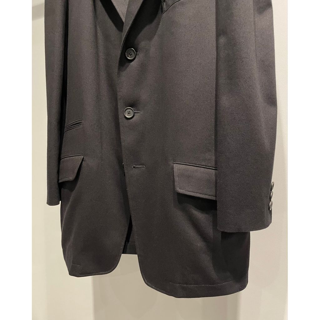 Y's for men WOOL GABARDINE LEFT AND RIGHT CHANGE POCKET JACKET