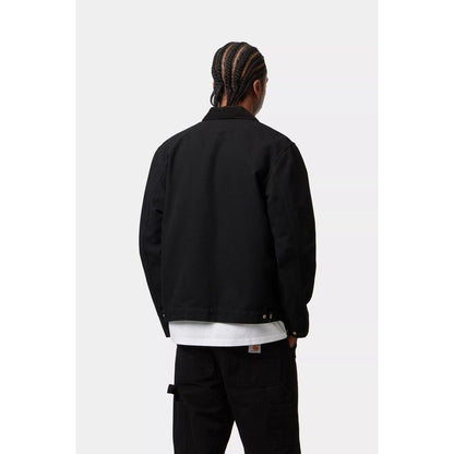 CARHARTT WIP Detroit Jacket - Black / Black (rinsed)