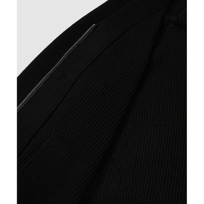 COMME des GARCONS HOMME BATONER W-NAME WOOL KNIT CARDIGAN（BLACK）