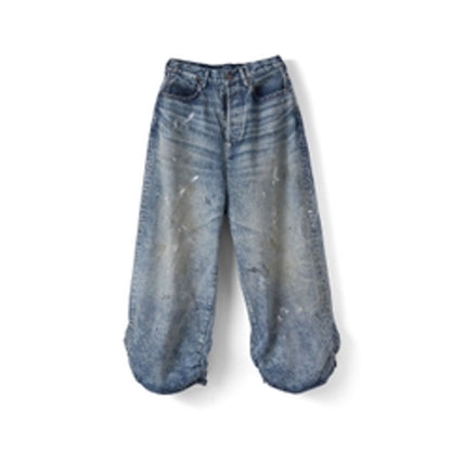refomed FRESH MAN DENIM WIDE PANTS "PAINT"
