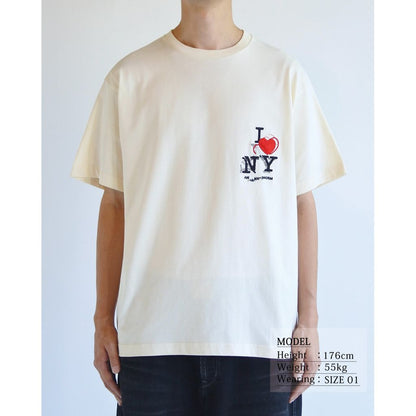 ANACHRONORM ANNK006 ICON THREADS GLITCH EMBROIDERY S/S T-S