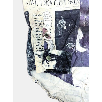 TALKING ABOUT THE ABSTRACTION NEWS PAPER SHIRTS 2627AW-SH-003