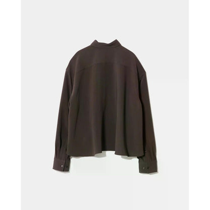 beautiful people triacetate double cloth tailcoat shirt