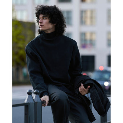 FOUNDOUR MOCK NECK LONG SLEEVE SHIRT