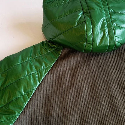 VOO Ost QUILT HOODY - GREEN