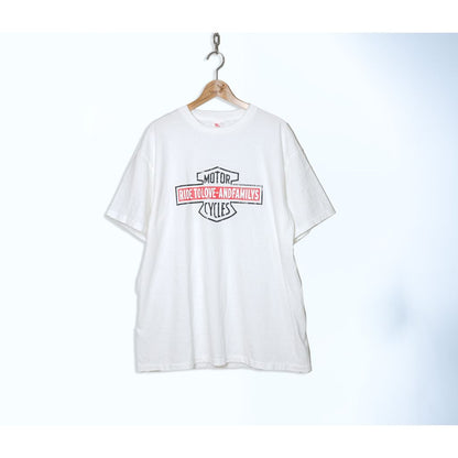 ANDFAMILYS DAMAGE BIG TEE - MOTORCYCLE -