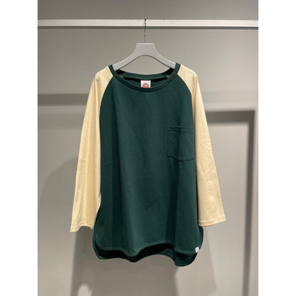 訳あり BEDWIN & THE HEARTBREAKERS 3/4 SLEEVE BASEBALL TEE “BASE”
